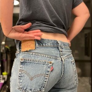 Levi's Light Blue Straight Leg Jeans